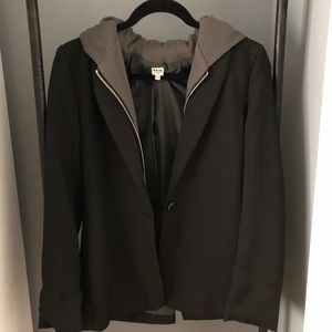 Two-fer Zip Hoodie/Blazer